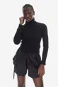 μαύρο Βαμβακερή μπλούζα με μακριά μανίκια Guess Originals Go Shliela Γυναικεία