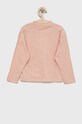 Otroška bombažna majica z dolgimi rokavi Calvin Klein Jeans IG0IG01791.9BYY roza AW22