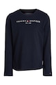 Detská bavlnená košeľa s dlhým rukávom Tommy Hilfiger bavlna tmavomodrá KG0KG05247.9BYY