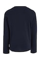 Detská bavlnená košeľa s dlhým rukávom Tommy Hilfiger KG0KG05247.9BYY tmavomodrá AW22