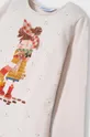 béžová Detská bavlnená košeľa s dlhým rukávom Mayoral