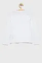 Detské tričko s dlhým rukávom Guess biela