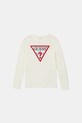 Guess longsleeve dziecięcy aplikacja biały J2YI50.K6YW1