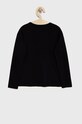 United Colors of Benetton longsleeve bawełniany dziecięcy 3VR5C106T.G czarny AW22