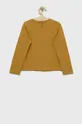 United Colors of Benetton longsleeve in cotone bambino/a giallo