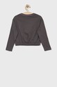 Dětské bavlněné tričko s dlouhým rukávem United Colors of Benetton 3VR5C106Z.G šedá AW22