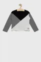 čierna Detská bavlnená košeľa s dlhým rukávom United Colors of Benetton Dievčenský