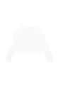 Dječja pamučna majica dugih rukava Michael Kors bijela