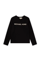 czarny Michael Kors longsleeve dziecięcy Dziewczęcy