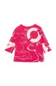 Παιδικό βαμβακερό μακρυμάνικο Kenzo Kids ροζ