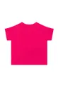 Dětské bavlněné tričko Kenzo Kids fuchsiová