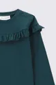 Dječja majica dugih rukava Coccodrillo zelena
