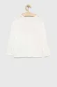 Detská bavlnená košeľa s dlhým rukávom Roxy biela