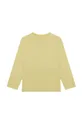 Dječja pamučna majica dugih rukava Marc Jacobs zlatna