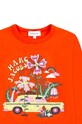 Fete Marc Jacobs longsleeve din bumbac pentru copii W15622.G.114.150 rosu