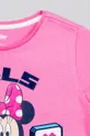 vijolična Otroška bombažna majica z dolgimi rokavi zippy