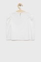 Birba&Trybeyond longsleeve bawełniany niemowlęcy 999.54049.00. biały AW22