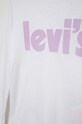 Dziewczynka Levi's longsleeve bawełniany dziecięcy 3EG551. biały