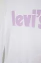 Otroška bombažna majica z dolgimi rokavi Levi's  100% Bombaž