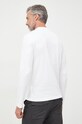 Oblečenie Bavlnené tričko s dlhým rukávom Calvin Klein K10K109735.9BYY biela