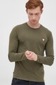 Guess longsleeve z elastanem zielony M2YI28.J1311