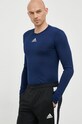 Лонгслив для тренировок adidas Performance тёмно-синий H23125