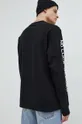 μαύρο Βαμβακερή μπλούζα με μακριά μανίκια Dickies