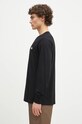 Памучна блуза с дълги ръкави Dickies DK0A4Y4RBLK1 черен AW22