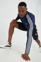 tmavomodrá Tréningové tričko s dlhým rukávom adidas Performance Pánsky