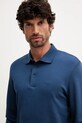 BOSS longsleeve bawełniany niebieski 50468392