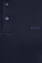 Бавовняний лонгслів BOSS 50468392 темно-синій