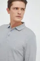 sivá Bavlnené tričko s dlhým rukávom BOSS