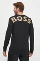Βαμβακερή μπλούζα με μακριά μανίκια BOSS Boss Athleisure  100% Βαμβάκι