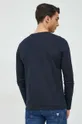 Βαμβακερή μπλούζα με μακριά μανίκια BOSS 