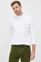 Majica dugih rukava Calvin Klein K10K110179.9BYY bijela AW22