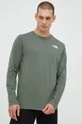 Βαμβακερή μπλούζα με μακριά μανίκια The North Face  100% Βαμβάκι