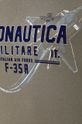 Bavlněné tričko s dlouhým rukávem Aeronautica Militare Pánský