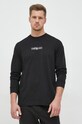 Ρούχα Βαμβακερή μπλούζα με μακριά μανίκια Calvin Klein Jeans J30J321718.9BYY μαύρο