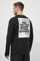 czarny Calvin Klein Jeans longsleeve bawełniany