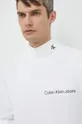 λευκό Βαμβακερή μπλούζα με μακριά μανίκια Calvin Klein Jeans