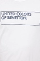 Βαμβακερή μπλούζα με μακριά μανίκια United Colors of Benetton Ανδρικά