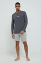 Calvin Klein Underwear longsleeve piżamowy szary