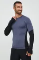 σκούρο μπλε Μακρυμάνικο μπλουζάκι για τρέξιμο 4F
