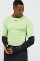 πράσινο Μακρυμάνικο μπλουζάκι για τρέξιμο 4F