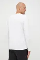 Βαμβακερή μπλούζα με μακριά μανίκια GAP λευκό