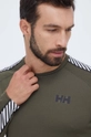 zielony Helly Hansen longsleeve funkcyjny Lifa Active