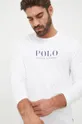 bijela Pamučna majica dugih rukava Polo Ralph Lauren Muški