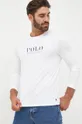 λευκό Βαμβακερή μπλούζα με μακριά μανίκια Polo Ralph Lauren