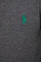 Βαμβακερή μπλούζα με μακριά μανίκια Polo Ralph Lauren 710681126074 γκρί