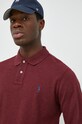 Polo Ralph Lauren longsleeve bawełniany bordowy 710681126076